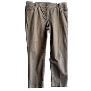 Chico's Stretch Jeans Size 3, 38" Waist 29" Inseam Dark Chocolate‎ Brown Tapered